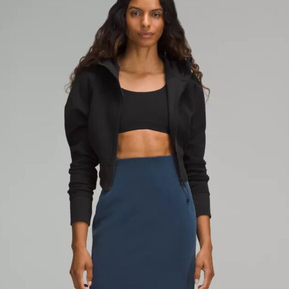 NWT LULULEMON Scuba Full-Zip Cropped Hoodie BLACK SIZE 6 SIZE 8 ALL TAGS NEW - Picture 11 of 11